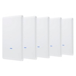 ACCESS Point Ubiquiti wireless exterior 1750 Mbps, port 10/100/1000 x 2, antena interna x 2, PoE, 2.4 - 5 GHz, "UAP-AC-M-PRO-5" 