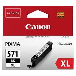 Cartus Cerneala Original Canon Black, CLI-571XLBK, pentru MG5750|5751|6850|6851|7750|7751|7752|TS5050|6050|8050|9050, 11ml, (tim
