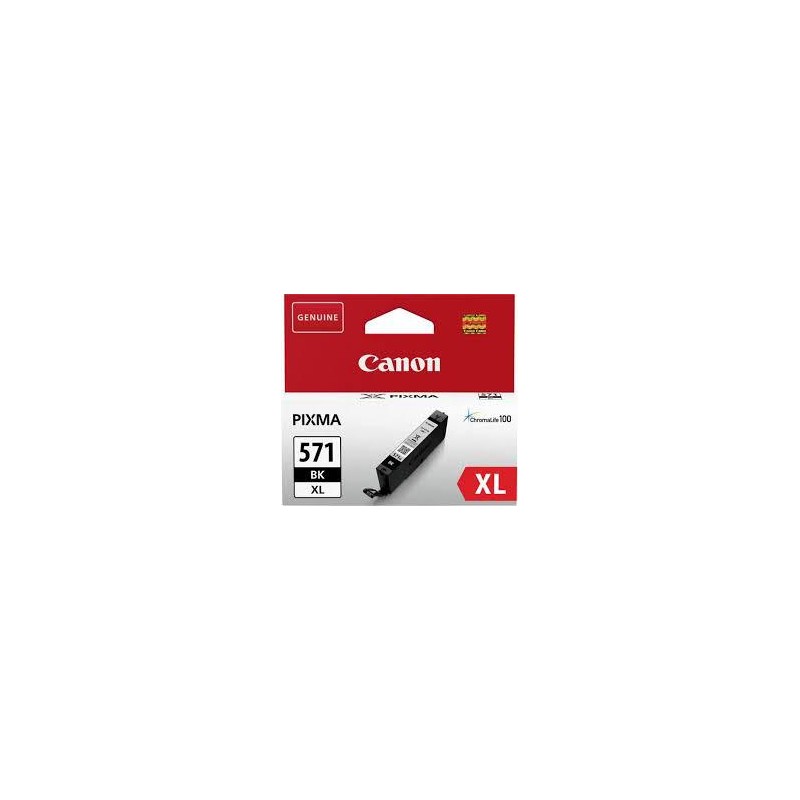 Cartus Cerneala Original Canon Black, CLI-571XLBK, pentru MG5750|5751|6850|6851|7750|7751|7752|TS5050|6050|8050|9050, 11ml, (tim