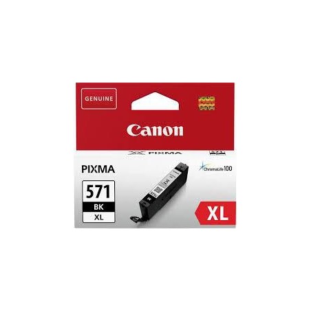 Cartus Cerneala Original Canon Black, CLI-571XLBK, pentru MG5750|5751|6850|6851|7750|7751|7752|TS5050|6050|8050|9050, 11ml, (tim