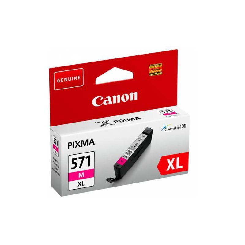 Cartus Cerneala Original Canon Magenta, CLI-571XLM, pentru Pixma MG5750|MG5751|MG6850|MG6851|MG7750|MG7751|MG7752|TS5050|TS5051|