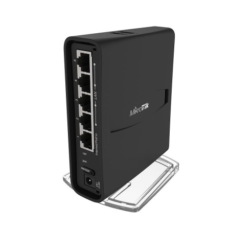 ROUTER MIKROTIK, hAP ac2, wireless, 1200 Mbps, porturi Gigabit x 5, antena interna x 2, USB pt 3G/4G, dual band, "RBD52G-5HacD2H