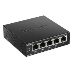 SWITCH D-LINK  5 porturi Gigabit, 4 porturi POE, carcasa metal. "DGS-1005P"(timbru verde 2 lei)