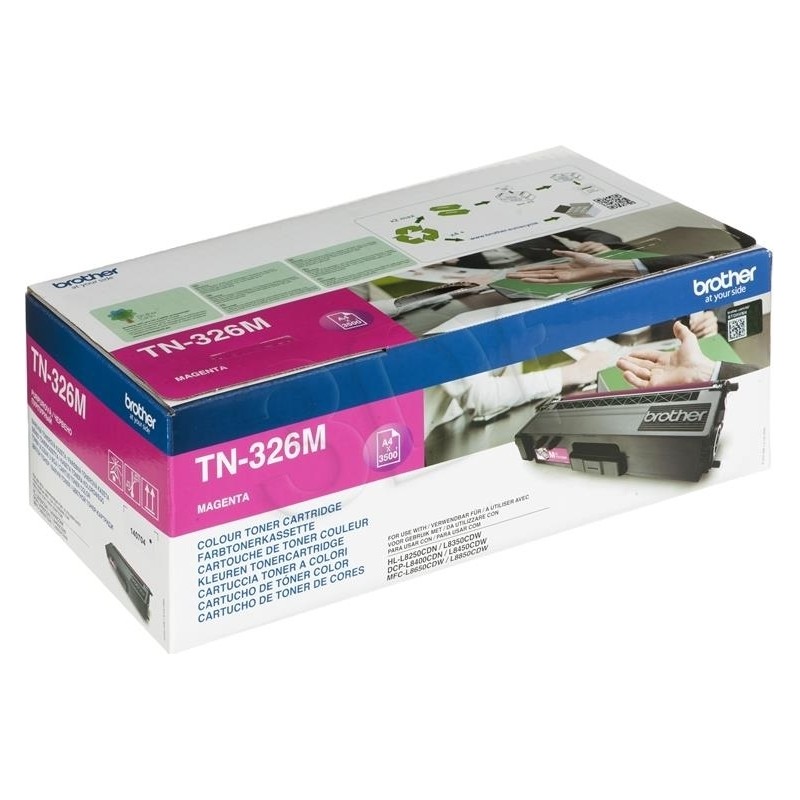 Toner Original Brother Magenta, TN326M, pentru HL-L8250|L8350, 3.5K,"TN326M"