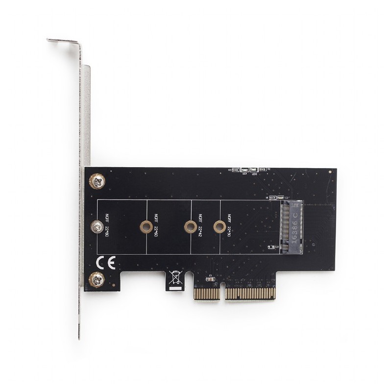CARD adaptor GEMBIRD, PCI-Express la M.2 SSD, low profile, "PEX-M2-01"