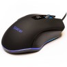 MOUSE  Spacer - gaming, gaming, cu fir, USB, optic, 7200 dpi, butoane/scroll 6/1, iluminare, negru, "SP-GM-01" (timbru verde 0.1