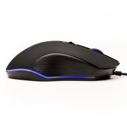 MOUSE  Spacer - gaming, gaming, cu fir, USB, optic, 7200 dpi, butoane/scroll 6/1, iluminare, negru, "SP-GM-01" (timbru verde 0.1