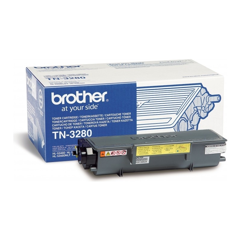 Toner Original Brother Black, TN3280, pentru HL-5340|5350|5380|DCP-8070|8085|MFC-8370|8380|8880, 8K,"TN3280"