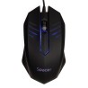 MOUSE  Spacer, PC sau NB, cu fir, USB, optic, 1000 dpi, butoane/scroll 3/1, iluminare, negru, "SPMO-M20" (timbru verde 0.18 lei)
