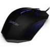 MOUSE  Spacer, PC sau NB, cu fir, USB, optic, 1000 dpi, butoane/scroll 3/1, iluminare, negru, "SPMO-M20" (timbru verde 0.18 lei)