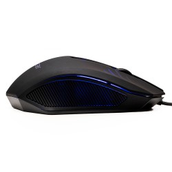 MOUSE  Spacer, PC sau NB, cu fir, USB, optic, 1000 dpi, butoane/scroll 3/1, iluminare, negru, "SPMO-M20" (timbru verde 0.18 lei)