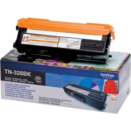 Toner Original Brother Black, TN328BK, pentru HL-4570|MFC-9970|9270, 6K,"TN328BK"