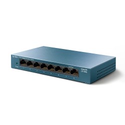 SWITCH TP-LINK  8 porturi Gigabit LiteWave carcasa metalica "LS108G" (timbru verde 2 lei)