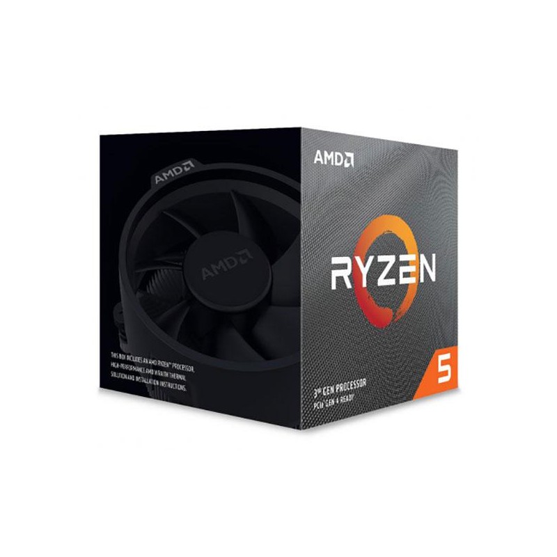 CPU AMD, skt. AM4 AMD Ryzen 5, 3400G, frecventa 3.7 GHz, turbo 4.2 GHz, 4 nuclee, putere 65 W, cooler, "YD3400C5FHBOX"