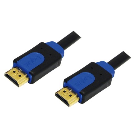 CABLU video LOGILINK, HDMI (T) la HDMI (T), 2m, premium, conectori auriti, rezolutie maxima 4K UHD (3840 x 2160) la 60 Hz, negru