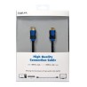 CABLU video LOGILINK, HDMI (T) la HDMI (T), 2m, premium, conectori auriti, rezolutie maxima 4K UHD (3840 x 2160) la 60 Hz, negru