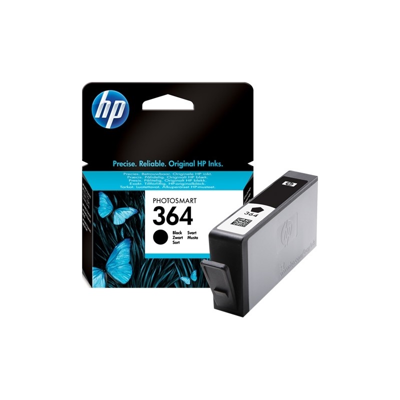 Cartus Cerneala Original HP Black, nr.364, pentru DJ3070|3250|OJ5510|5514|5515|6510|7510, , (timbru verde 0.15 lei), "CB316EE"