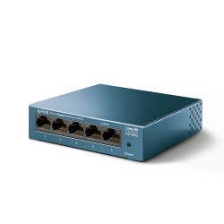 SWITCH TP-LINK  5 porturi Gigabit LiteWave carcasa metalica "LS105G" (timbru verde 2 lei)