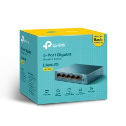 SWITCH TP-LINK  5 porturi Gigabit LiteWave carcasa metalica "LS105G" (timbru verde 2 lei)