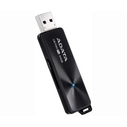 MEMORIE USB 3.2 ADATA 64 GB, retractabila, carcasa aluminiu, negru, "AUE700PRO-64G-CBK" (timbru verde 0.03 lei)