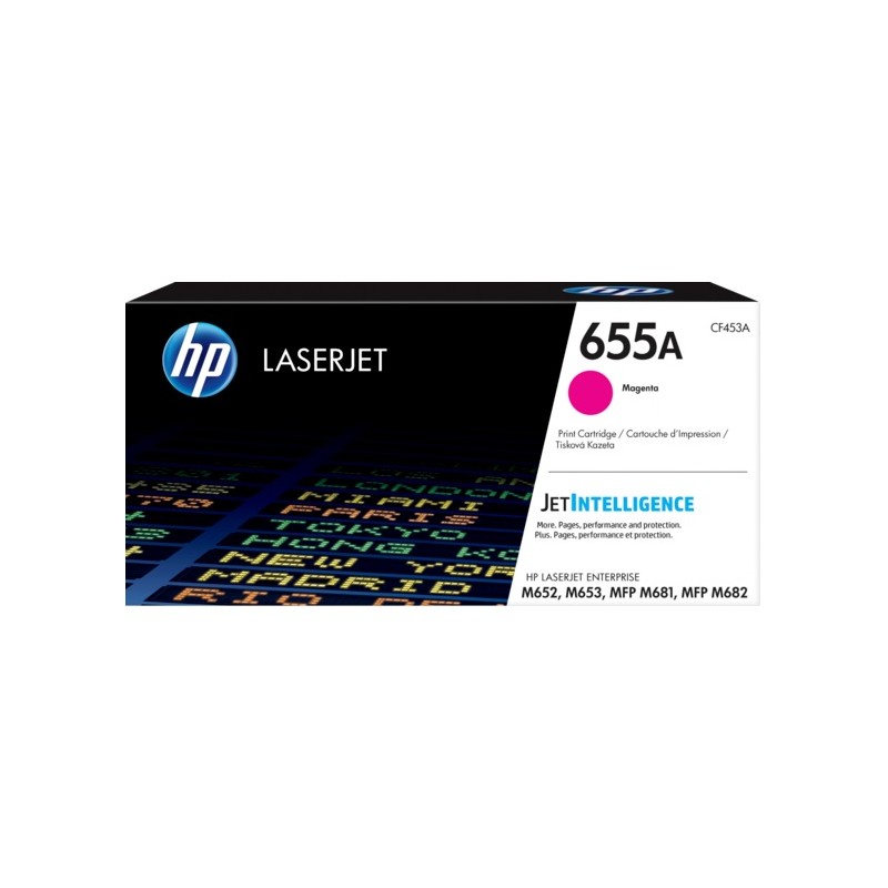 Toner Original HP Magenta, nr.655A, pentru Color LaserJet M652|M653|M681|M682, 10.5K, (timbru verde 1.2 lei) , "CF453A"