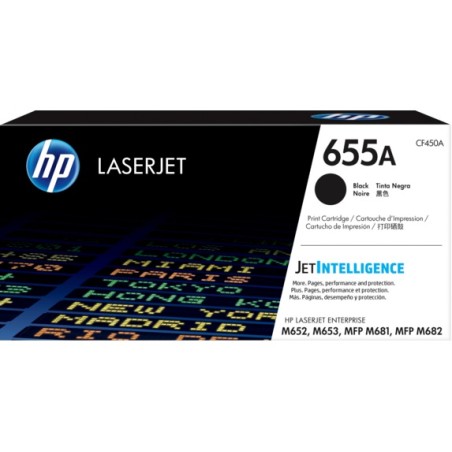 Toner Original HP Black, nr.655A, pentru Color LaserJet M652|M653|M681|M682, 12.5K, (timbru verde 1.2 lei) , "CF450A"