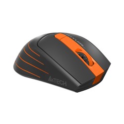 MOUSE A4tech, "FG30", gaming, wireless, 2.4GHz, optic, 2000 dpi, butoane/scroll 6/1, , negru / portocaliu, 45507106 "FG30 Orange