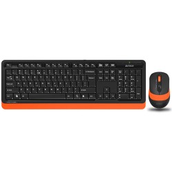 Kit TASTATURA si Mouse A4TECH, "Fstyler FG10+FGK10", wireless, 104 taste format standard, mouse 2000dpi, 4/1 butoane, negru &amp