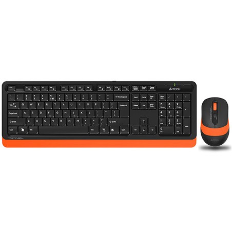 Kit TASTATURA si Mouse A4TECH, "Fstyler FG10+FGK10", wireless, 104 taste format standard, mouse 2000dpi, 4/1 butoane, negru &amp