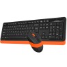 Kit TASTATURA si Mouse A4TECH, "Fstyler FG10+FGK10", wireless, 104 taste format standard, mouse 2000dpi, 4/1 butoane, negru &amp