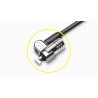 CABLU securitate KENSINGTON pt. notebook slot standard,cheie standard,conectare directa,1.8m, cablu otel ultra-carbon,permite pi