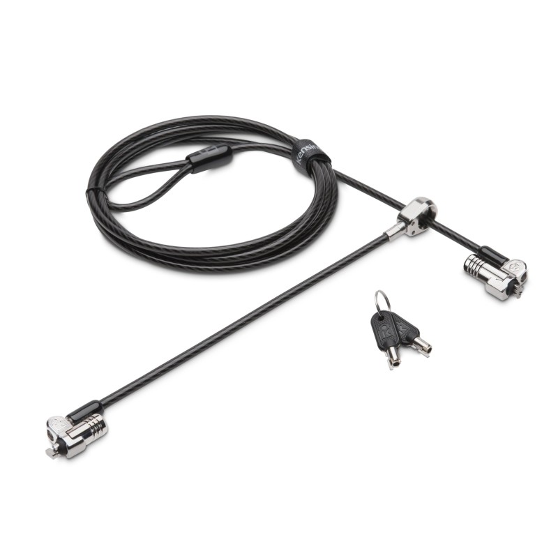 CABLU securitate KENSINGTON pt. notebook slot Nano,cheie standard,conectare directa,1.8m,cablu otel carbon,5mm,permite pivotare 