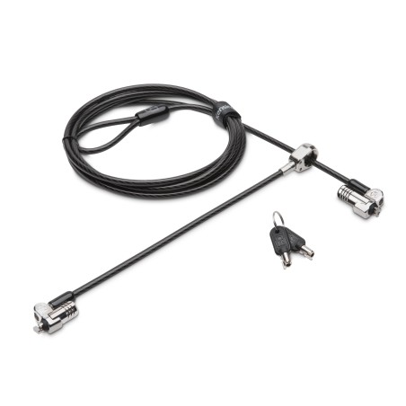 CABLU securitate KENSINGTON pt. notebook slot Nano,cheie standard,conectare directa,1.8m,cablu otel carbon,5mm,permite pivotare 