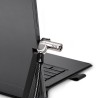 CABLU securitate KENSINGTON pt. notebook slot Nano,cheie standard,conectare directa,1.8m,cablu otel carbon,5mm,permite pivotare 