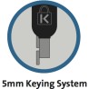 CABLU securitate KENSINGTON pt. notebook slot Nano,cheie standard,conectare directa,1.8m,cablu otel carbon,5mm,permite pivotare 