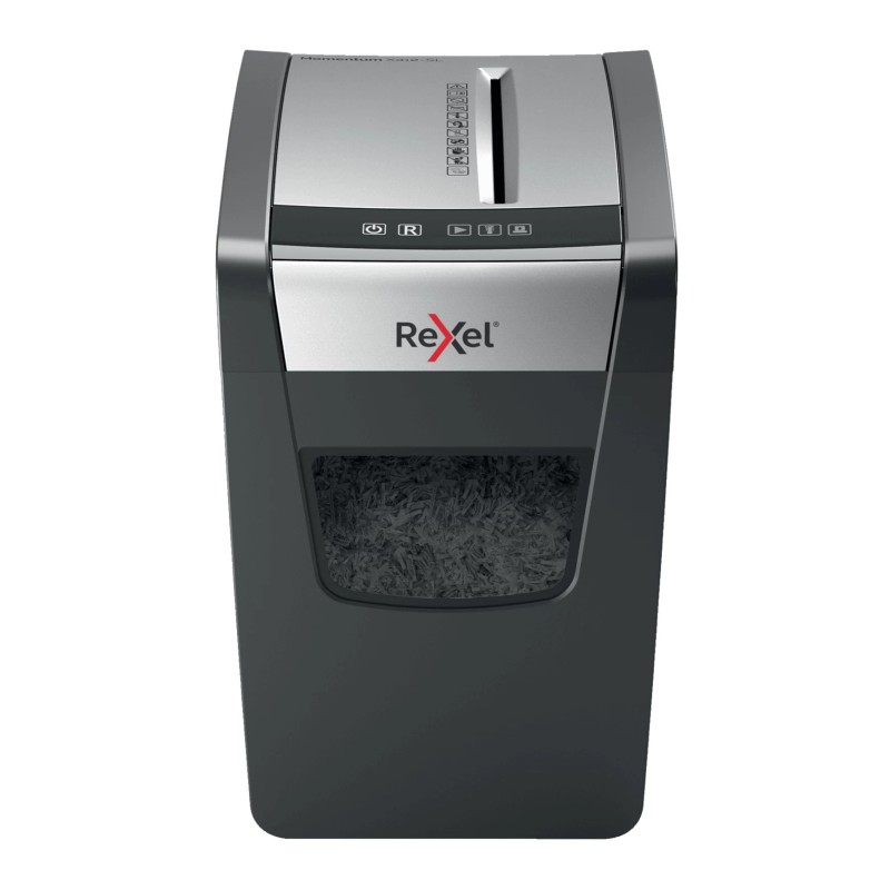 Distrugator manual documente MOMENTUM subtire X312-SL, 12 coli, P3, cross-cut (tip confeti) Rexel "2104574EU" (timbru verde 40 l