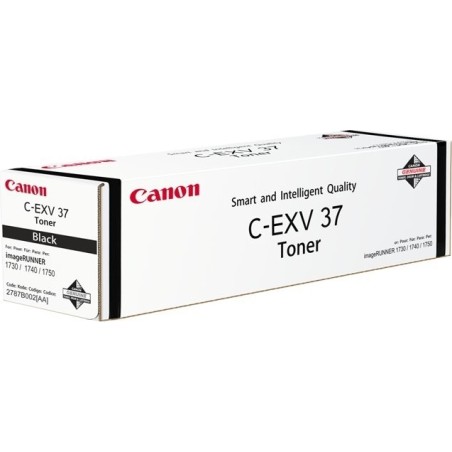 Toner Original Canon Black, EXV37, pentru IR 1730I|IR 1740I|IR 1750I, 15.1K,NOPP, "CF2787B002AA"