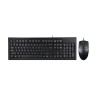 Kit TASTATURA si Mouse A4TECH, "KR-85+OP-620D", cu fir, 104 taste format standard, mouse 1000dpi, 4/1 butoane, negru, "KR-8520D-