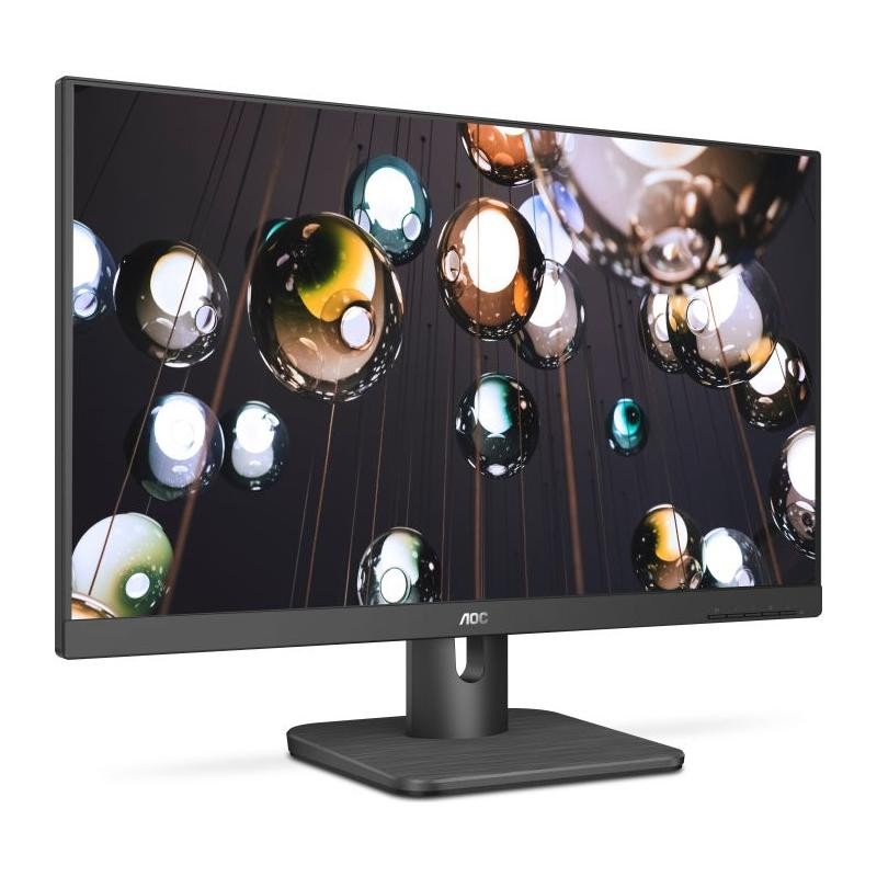 MONITOR AOC 23.8", home, office, IPS, Full HD (1920 x 1080), Wide, 250 cd/mp, 5 ms, HDMI, DisplayPort, VGA, "24E1Q" (timbru verd
