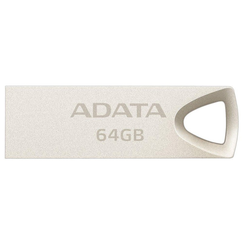 MEMORIE USB 2.0 ADATA 64 GB, clasica, carcasa aliaj zinc, argintiu, "AUV210-64G-RGD" (timbru verde 0.03 lei)