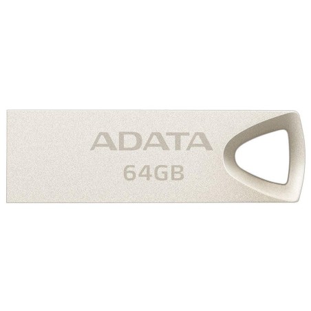 MEMORIE USB 2.0 ADATA 64 GB, clasica, carcasa aliaj zinc, argintiu, "AUV210-64G-RGD" (timbru verde 0.03 lei)