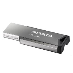 MEMORIE USB 2.0 ADATA 32 GB, clasica, carcasa metalica, argintiu, "AUV250-32G-RBK" (timbru verde 0.03 lei)