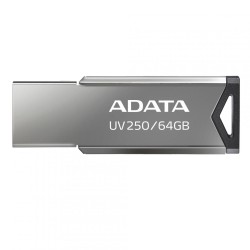 MEMORIE USB 2.0 ADATA 32 GB, clasica, carcasa metalica, argintiu, "AUV250-32G-RBK" (timbru verde 0.03 lei)