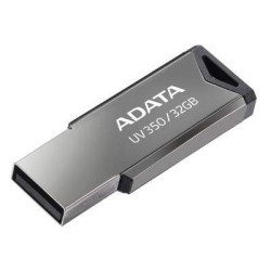 MEMORIE USB 3.2 ADATA 32 GB, clasica, carcasa metalica, argintiu, "AUV350-32G-RBK" (timbru verde 0.03 lei)