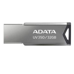 MEMORIE USB 3.2 ADATA 32 GB, clasica, carcasa metalica, argintiu, "AUV350-32G-RBK" (timbru verde 0.03 lei)