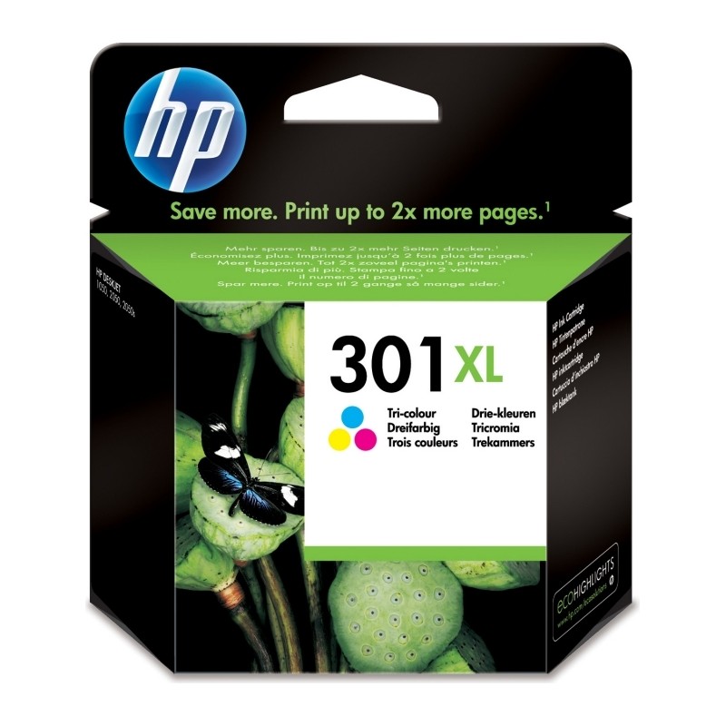 Cartus Cerneala Original HP Color, nr.301XL, pentru DJ1000|1050|1055|2050|3050, , (timbru verde 0.15 lei), "CH564EE"