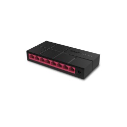 SWITCH MERCUSYS, porturi Gigabit x 8, unmanaged, carcasa plastic, "MS108G" (timbru verde 2 lei)