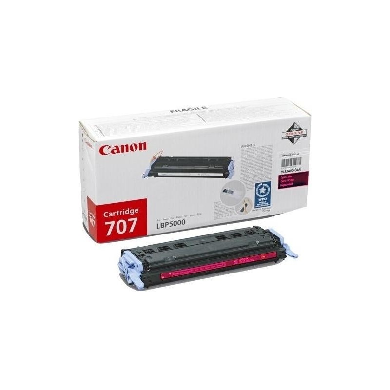Toner Original Canon Magenta, CRG-707M, pentru LBP 5000|LBP 5100, 2K, (timbru verde 1.2 lei) , "CR9422A004AA"