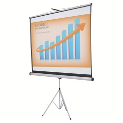 ECRAN proiectie  NOBO, manual, format 16 : 10, fixare trepied, 175 x 115 cm, "1902396W"