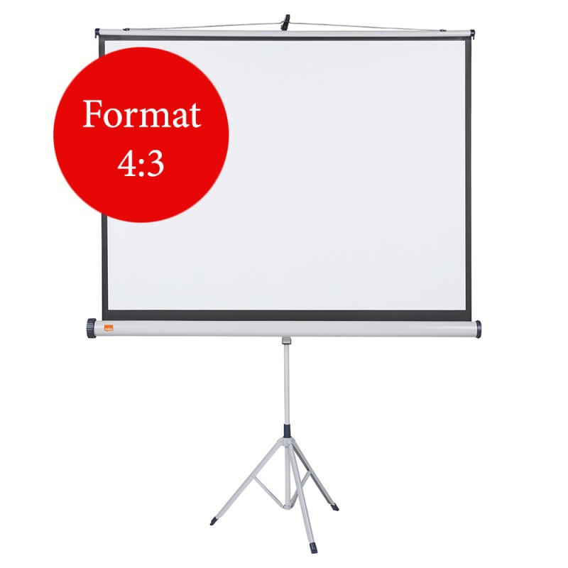 ECRAN proiectie  NOBO, manual, format 4 : 3, fixare trepied, 150 x 114 cm, "1902395"